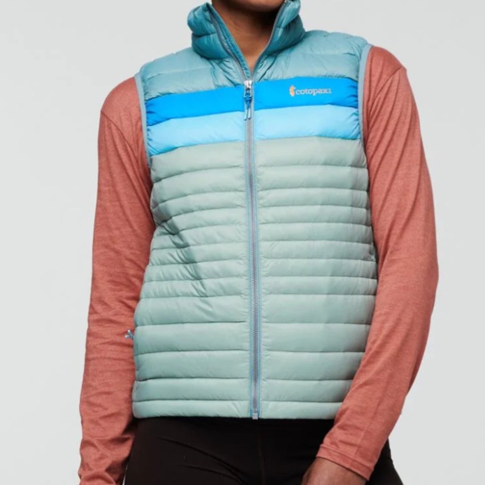 Cotopaxi quilted lightweight down vest. NWOT